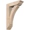 Ekena Millwork Thorton Traditional Smooth Bracket w/ Offset Brace, Douglas Fir, 5 1/2"W x 18"D x 26"H BKT0604X18X26THR01SDF - alternate 1